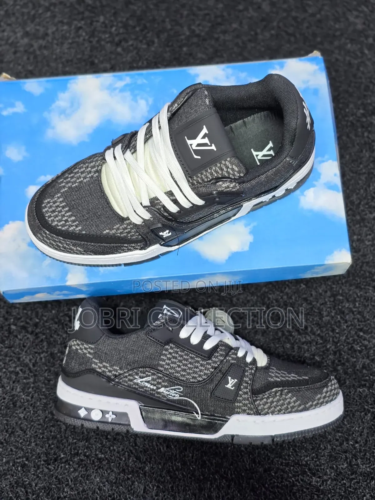 These Louis Vuitton Lv Trainer Black Damier 3d Sneakers