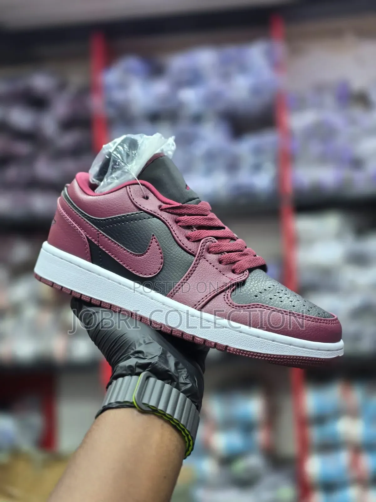 Nike Air Jordan 1 Low Cherrywood Red Sneakers