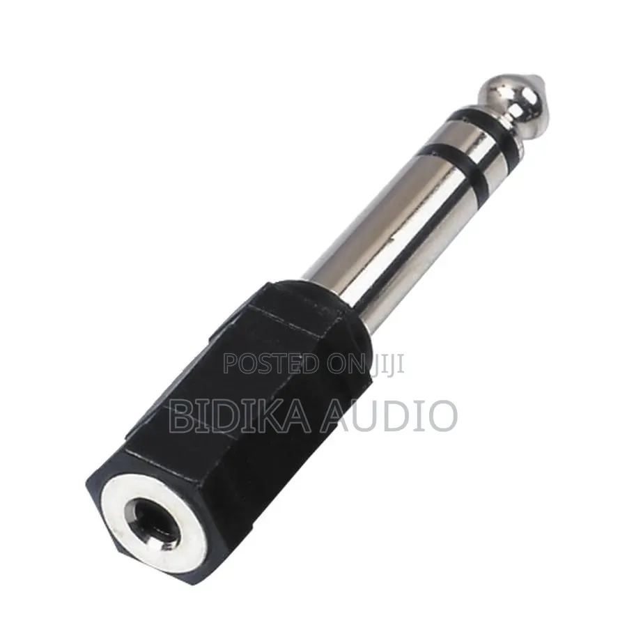 Microphone 6.35mm Male to 3.5mm Female Audio Plug