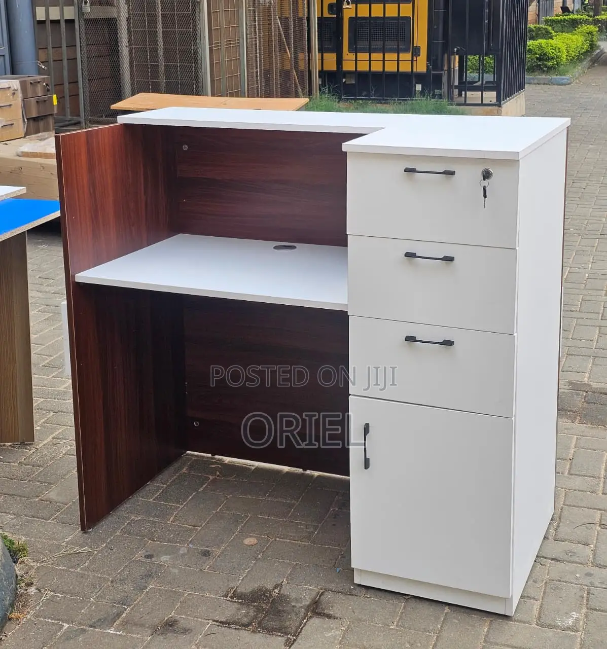 Office Reception Desk : 120cm Reception Desk