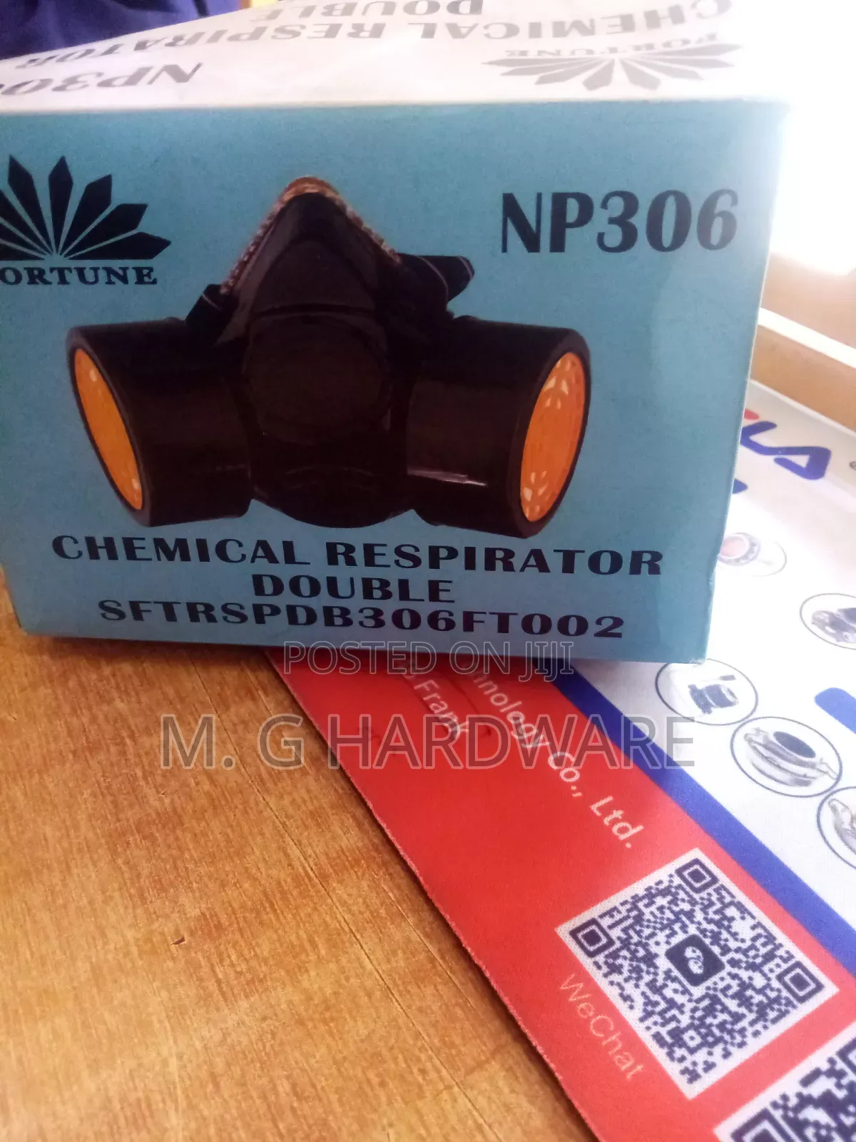 Double Chemical Respirator /Gas Mask