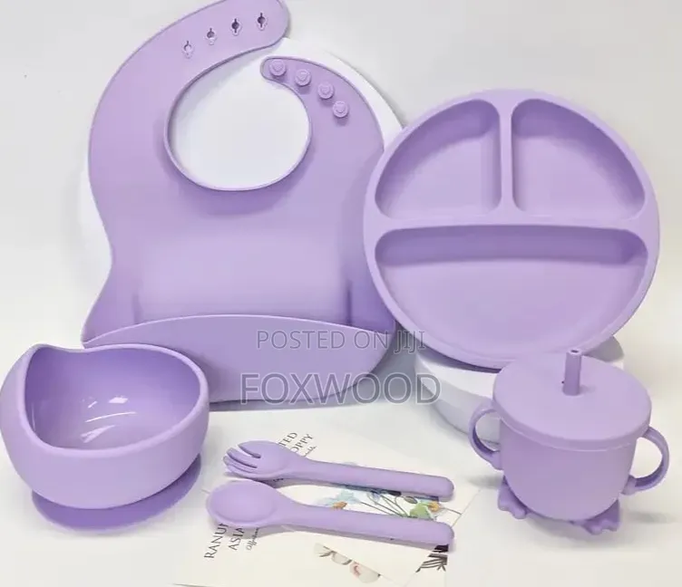Silicon Baby Feeding Set 6pc