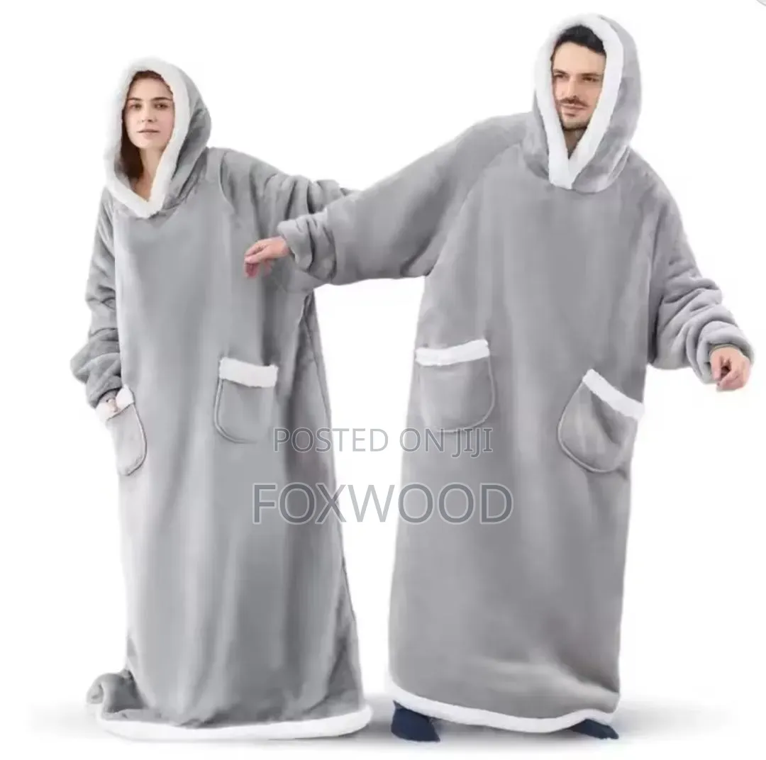 *Wearable Winter Fleece Hoodies