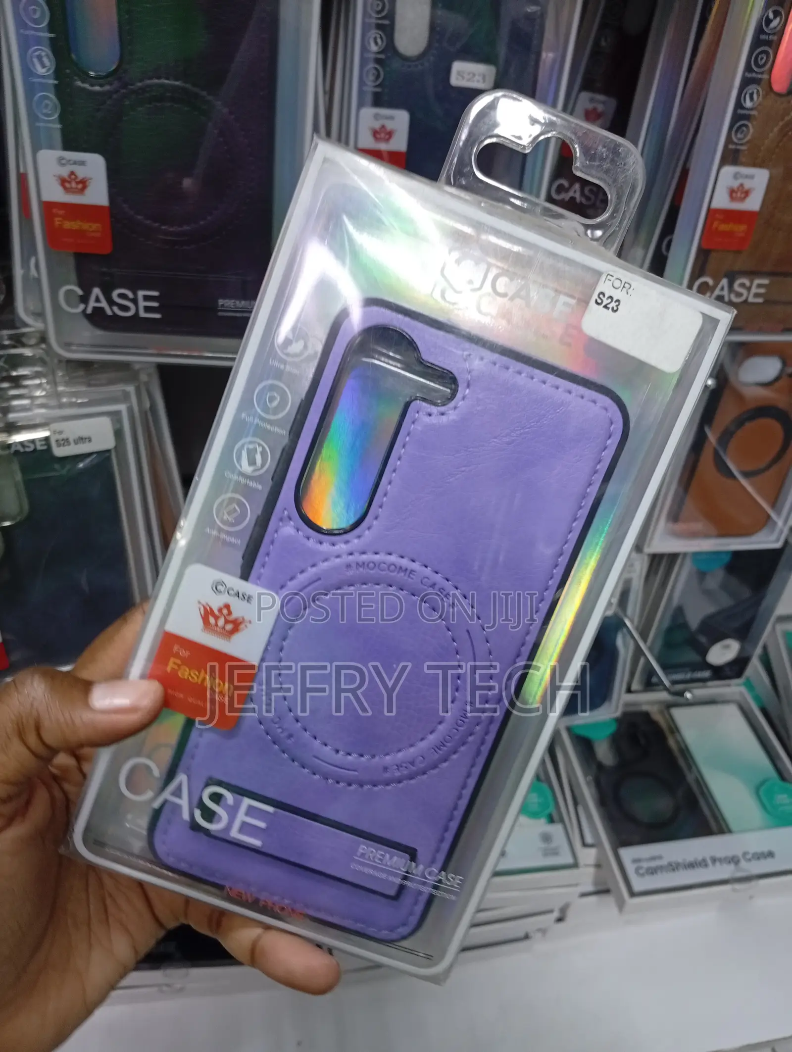 Samsung Galaxy S23 Vibrant Purple Finish Cover
