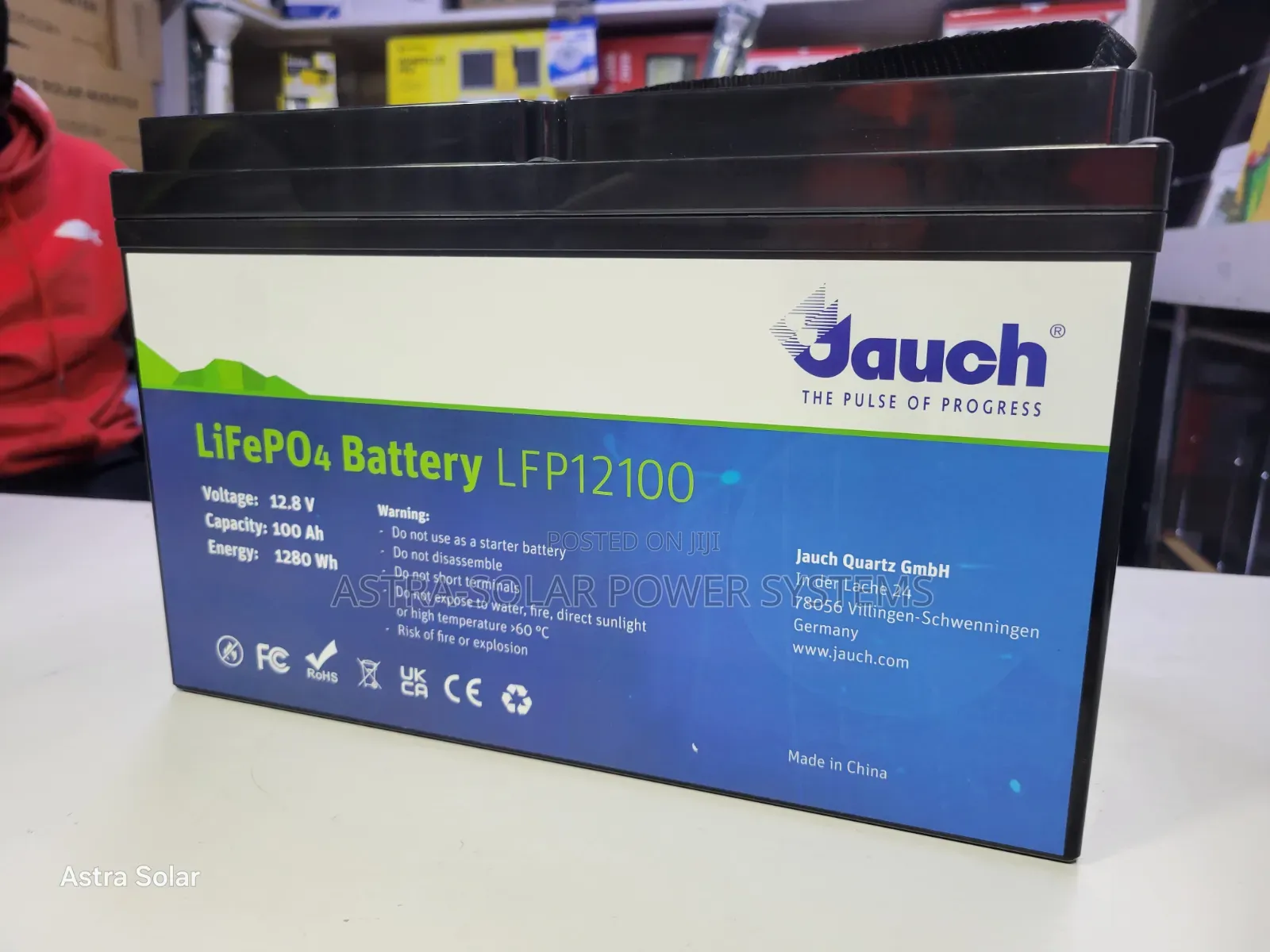 Jauch 12.8v 100ah Lithium Battery