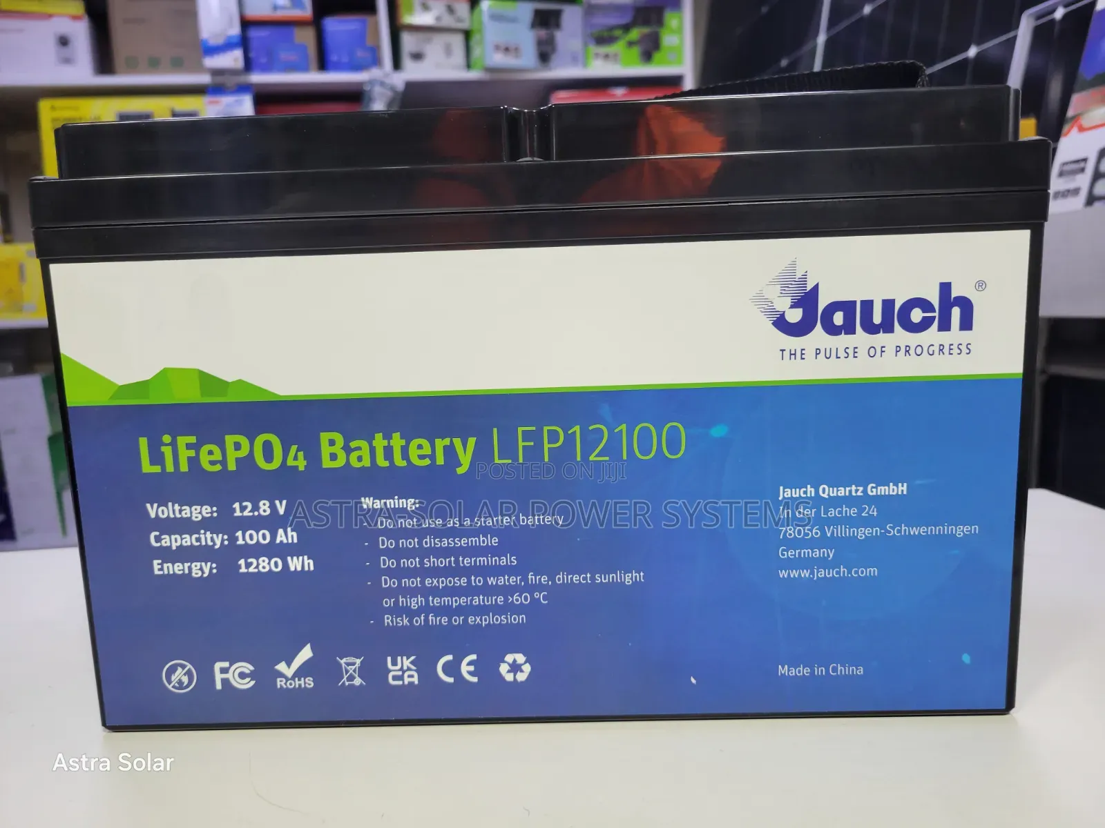 Jauch 1.2kwh 12.8v 100ah