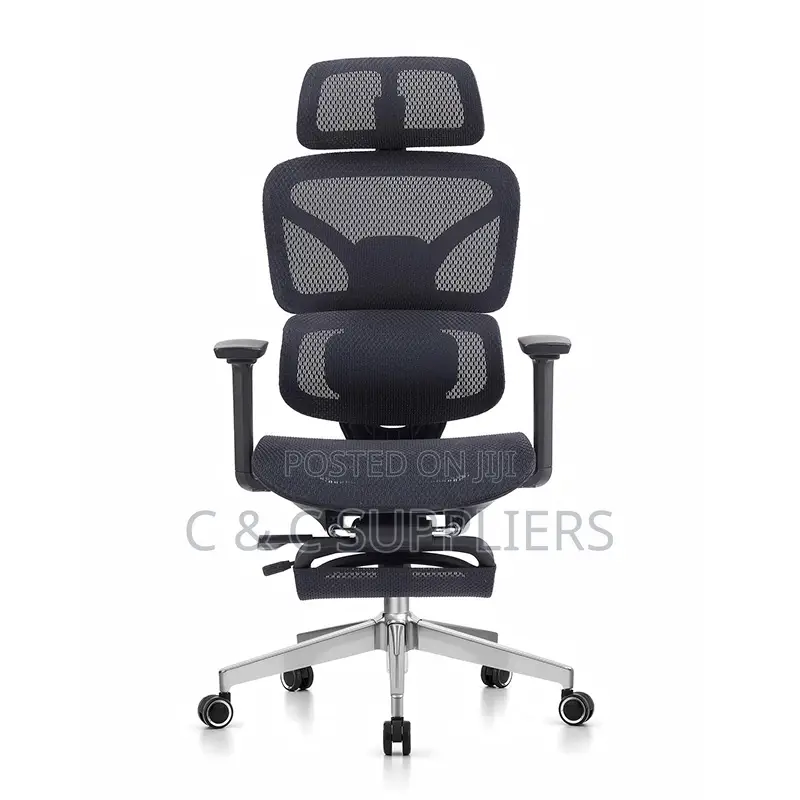 Mesh Swivel Orthopedic Seat With Footrest