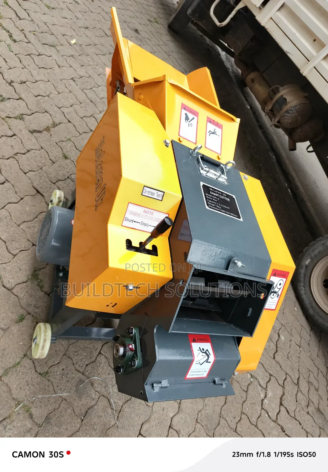 High-Capacity Chaff Cutter 5hp Motor 3200 KGS Per Hours