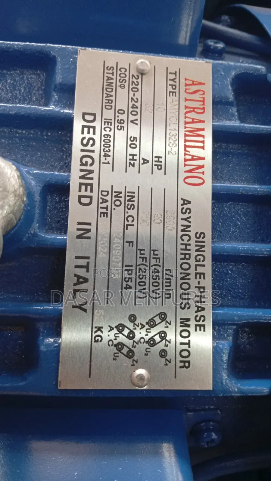 Electric Motor 10hp High Speed Single Phase