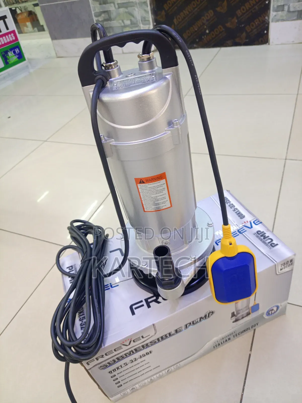 Freevel 1hp Submersible Dirty Water Pump – Qdx1.5-32-750f