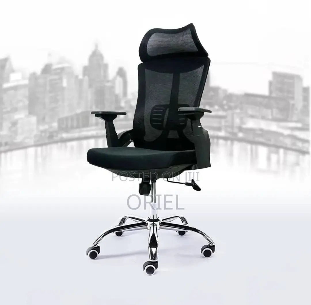 Office Chair : High-Back Orthopedic Swivel Office Chair
