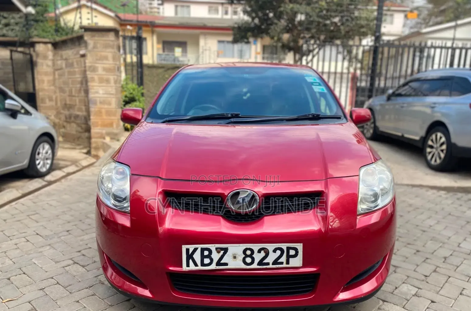 Toyota Auris 2007 Red
