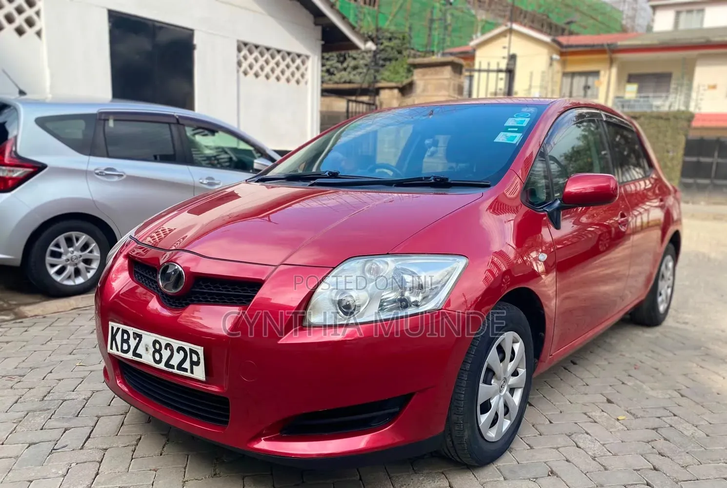 Toyota Auris 2007 Red