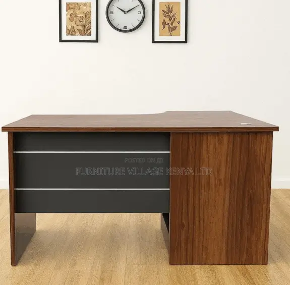 4.59ft L-Shaped Executive Office Desk