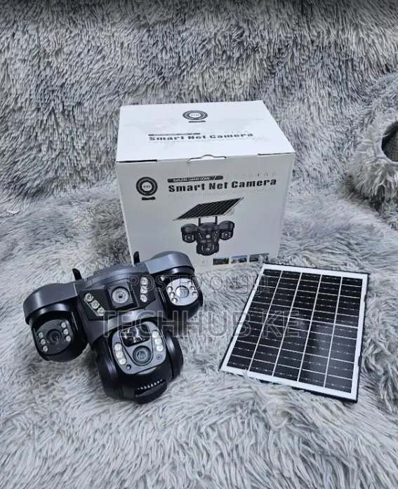 V380 Outdoor 6mp Solar CCTV Security Camera Wifi Night Vision