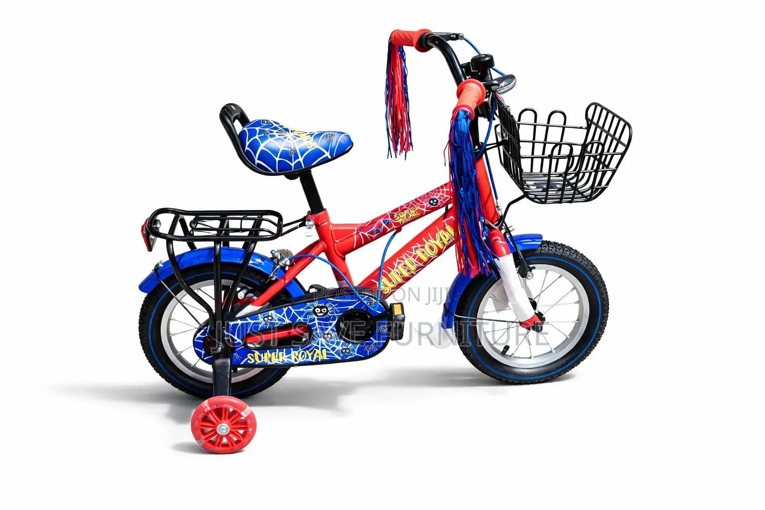 Spider-Man Kids Bicycle With Basket – KSH 6,500