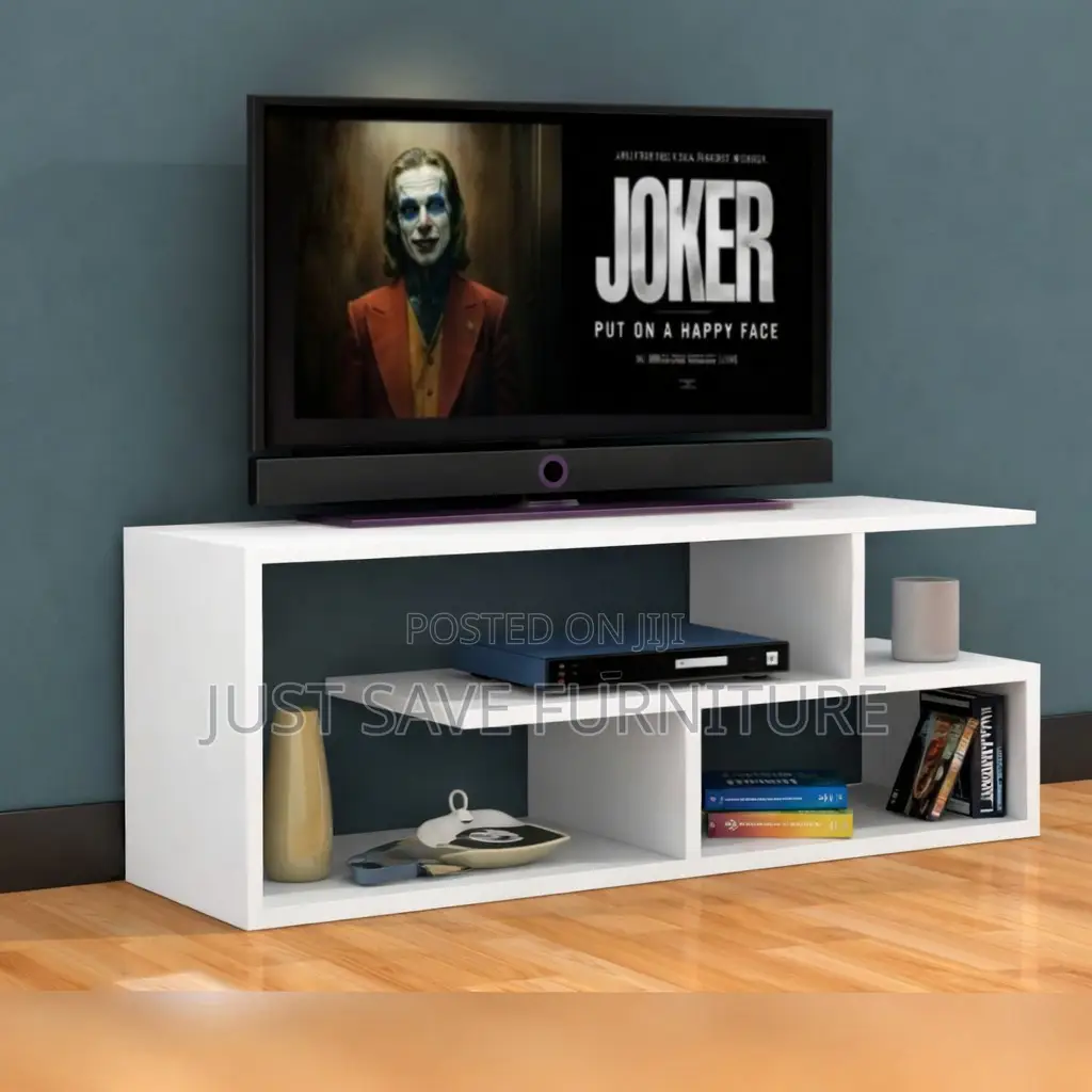 Modern White Tv Stand / Entertainment Unit – KSH 4,500