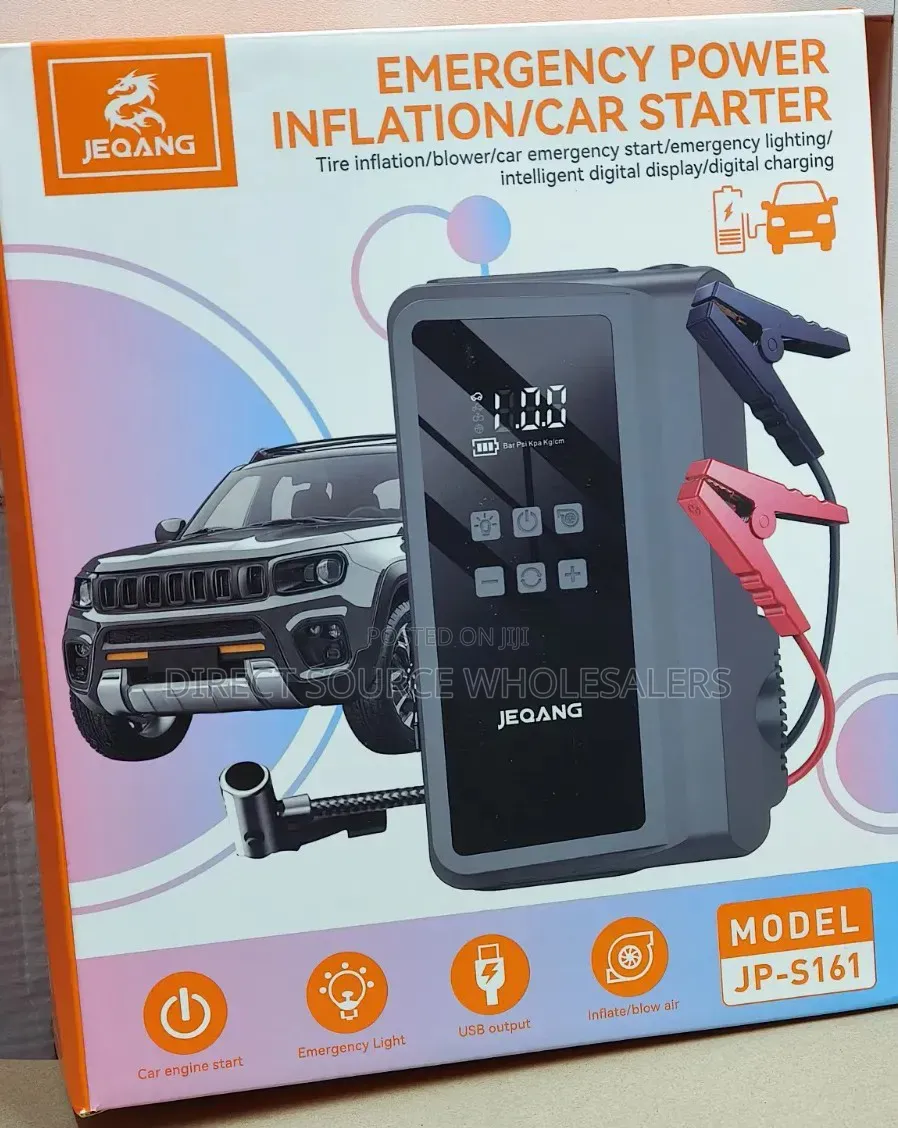 Emergency Vehicle Jump Start Power Pack
Rechargeable Car Battery