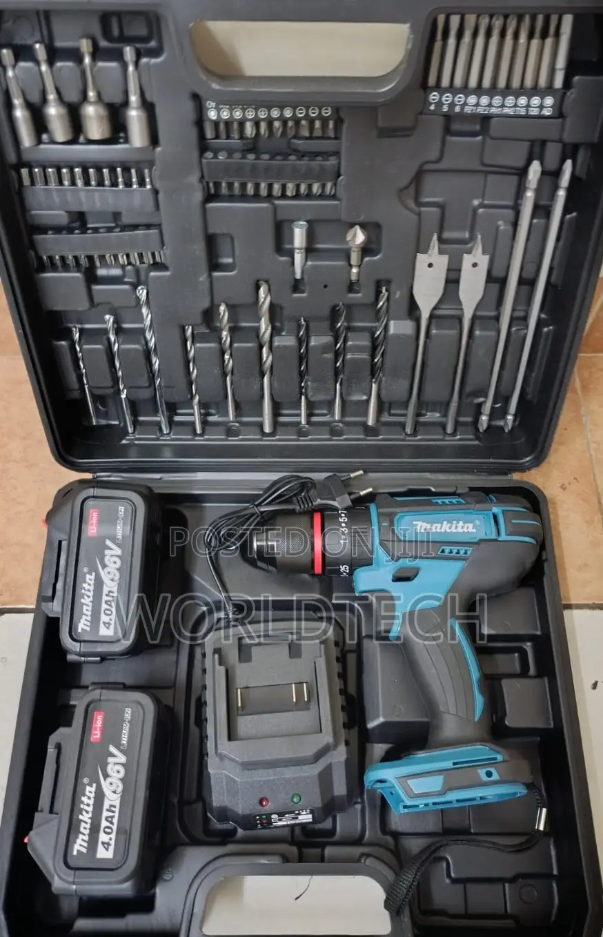 96v Makita Cordless Drill Set/96v Makita Heavy Duty Drill