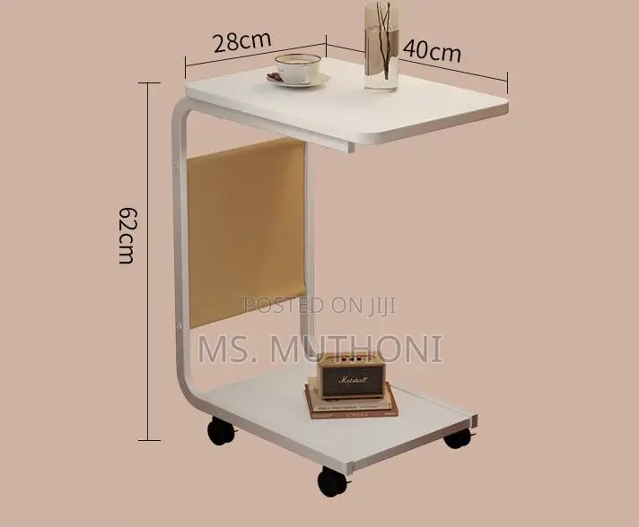 C-Shape Design Trolley With Convenient Wheels for Portability