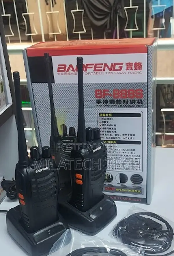 Baofeng Bf-888s Professional Handheld Uhf Radio Transceiver