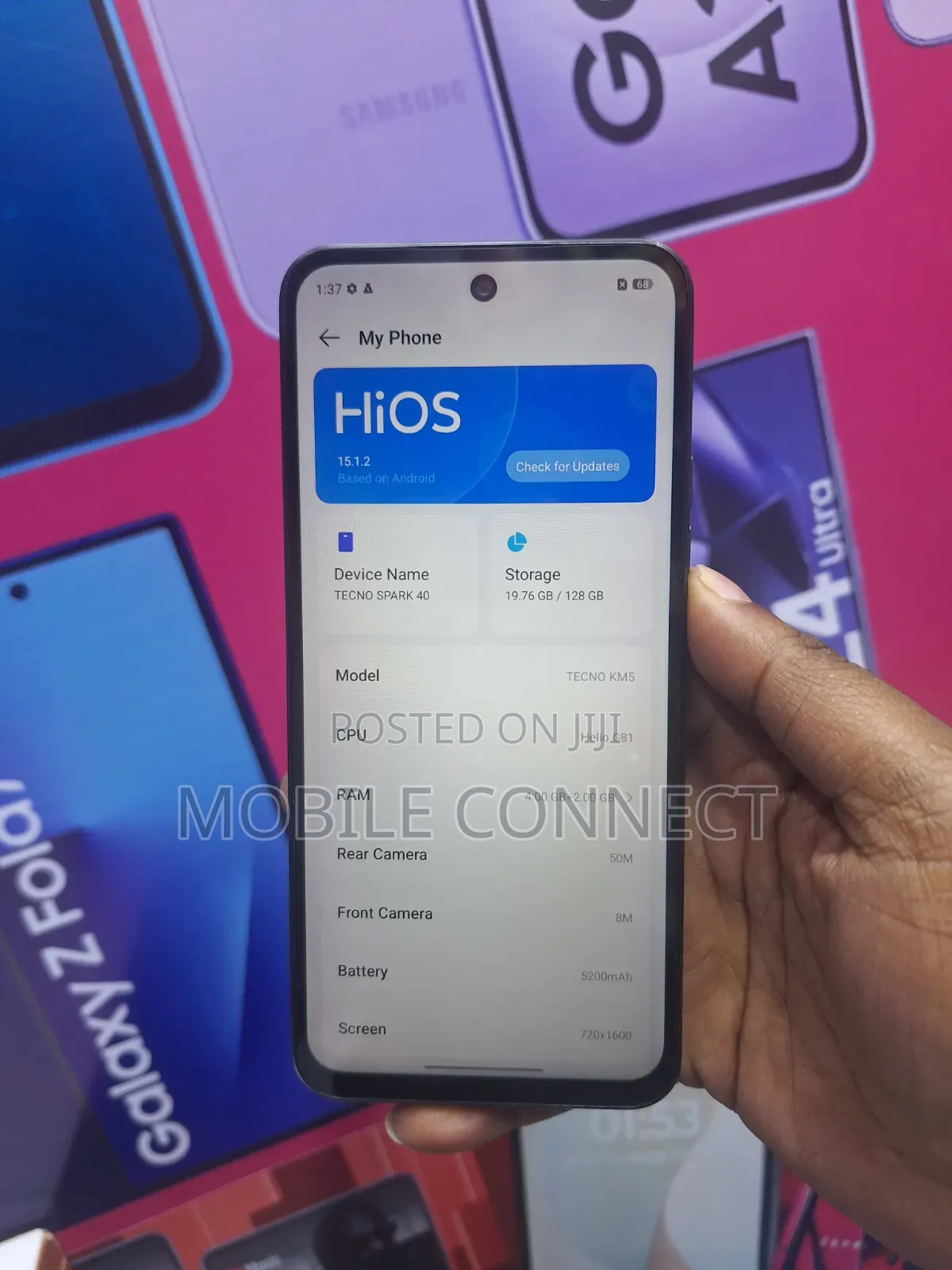 Tecno Spark 40 128 GB Blue