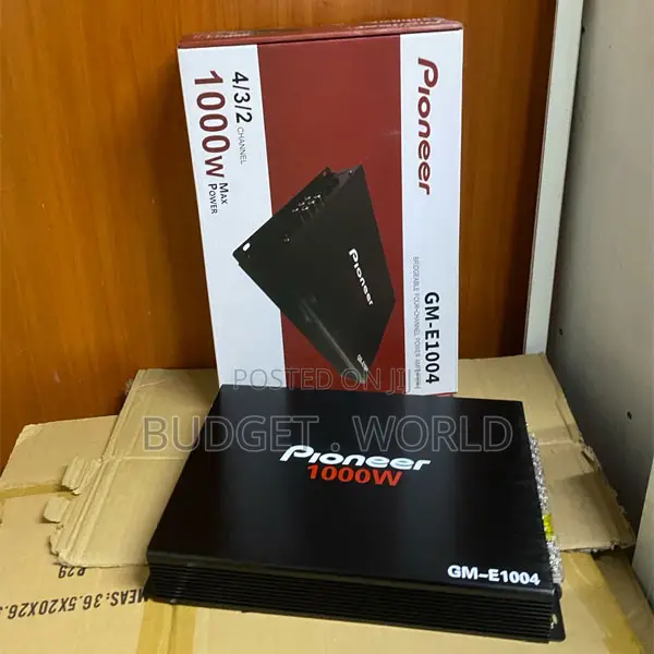 Pioneer Ge-1004 Professional 4-Channel Power Amplifier for Cars