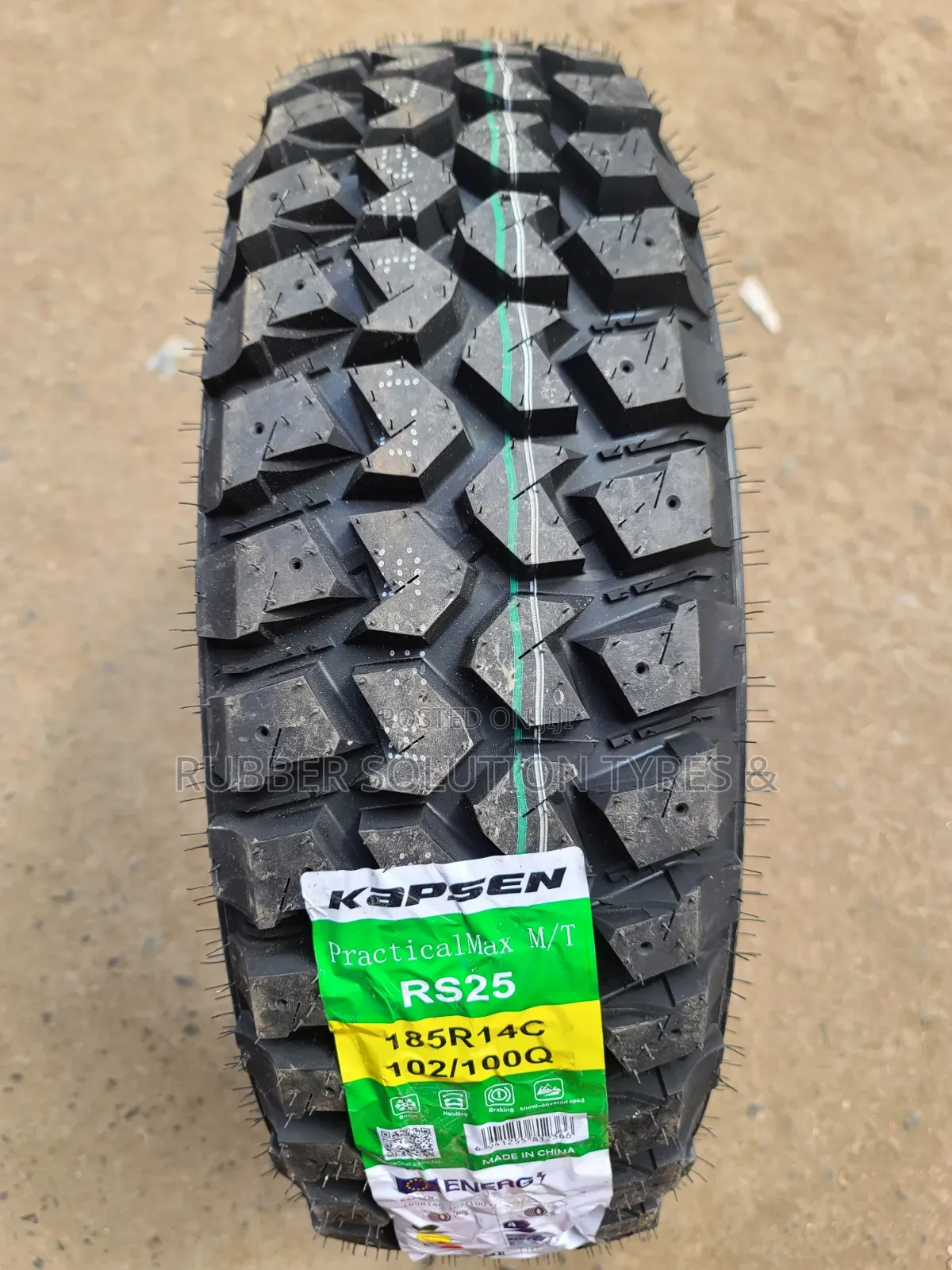 185 R14 C Kapsen Tyres Practicalmax M/T Mud-Terrain