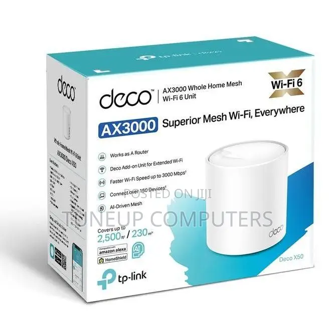 Tp-link Deco X50 Ax3000 Whole Home Mesh Wifi 6 (3 Pack)