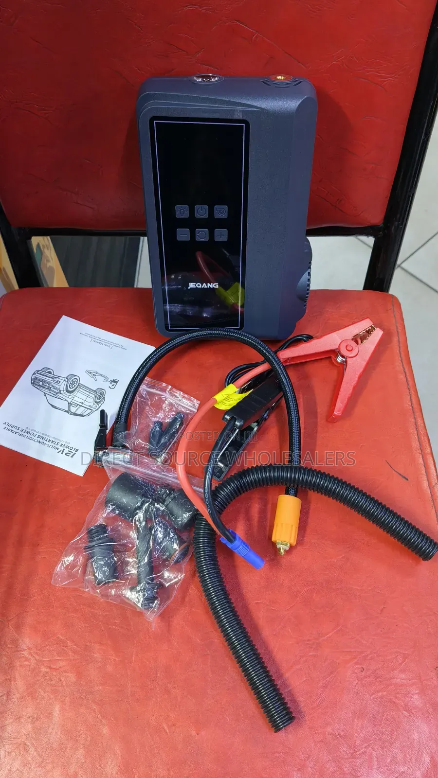 Smart Car Battery Jump Starter With Air Compressor