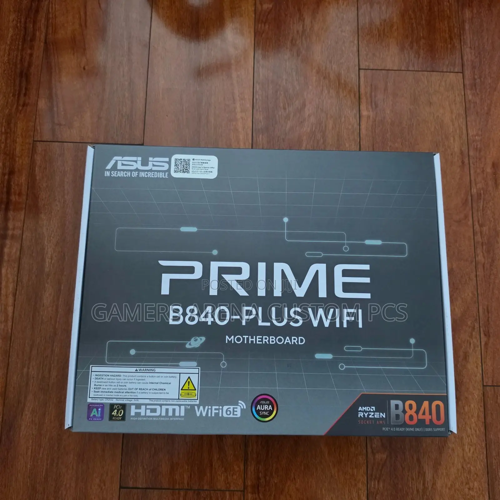 Asus Prime B840-Plus Wifi Am5 Atx Motherboard