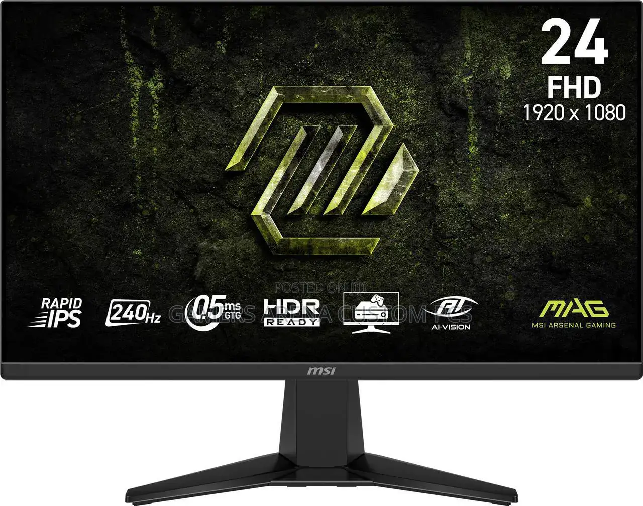 Msi Mag 244f 23.8" Full Hd HDR 200 Hz Gaming Monitor