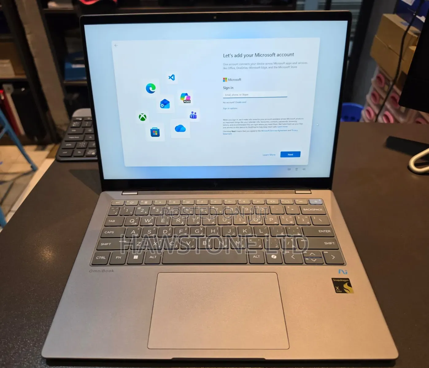 New HP OmniBook X Laptop 14-fe0097nr 16GB Qualcomm Snapdragon X Elite