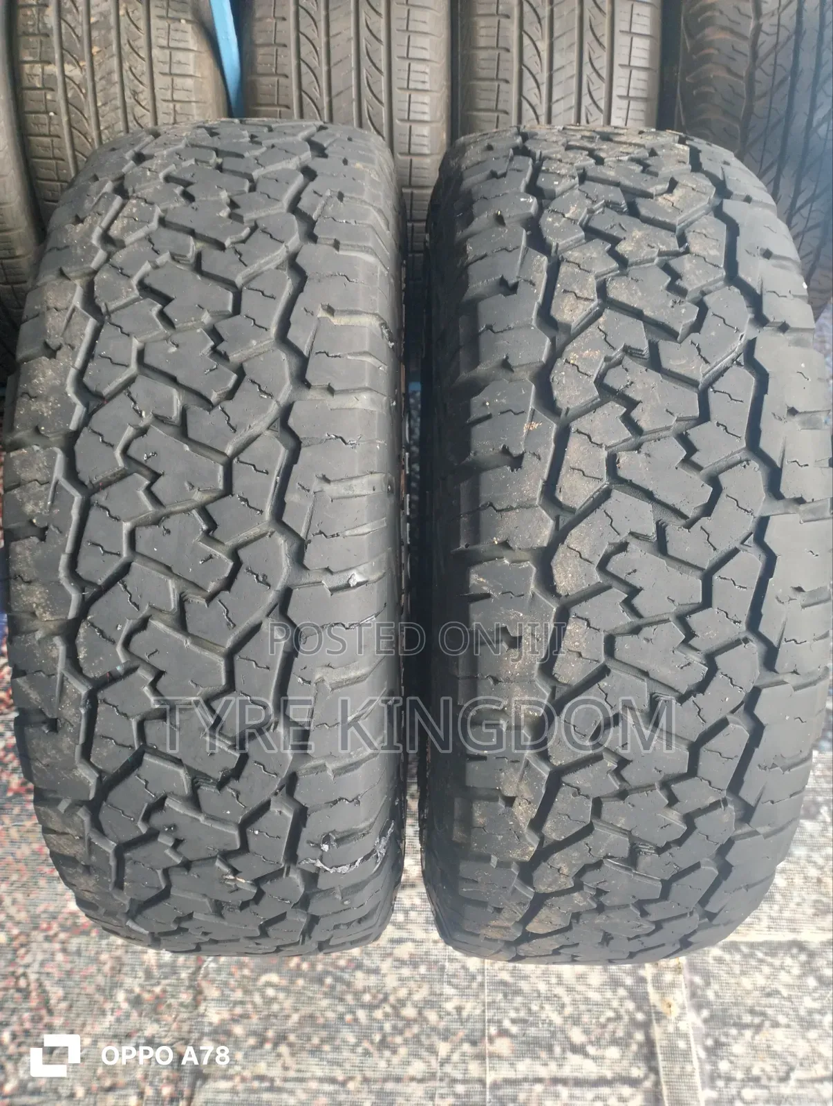 265/70r17 Slightly Used Comforser Tyres