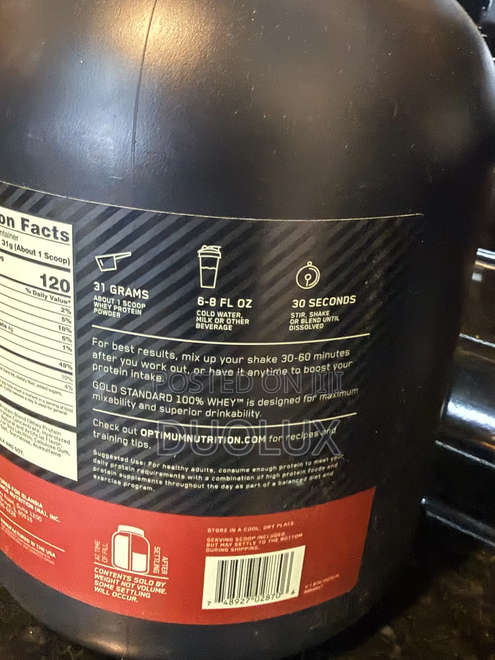 Optimum Nutrition Whey 74 Servings