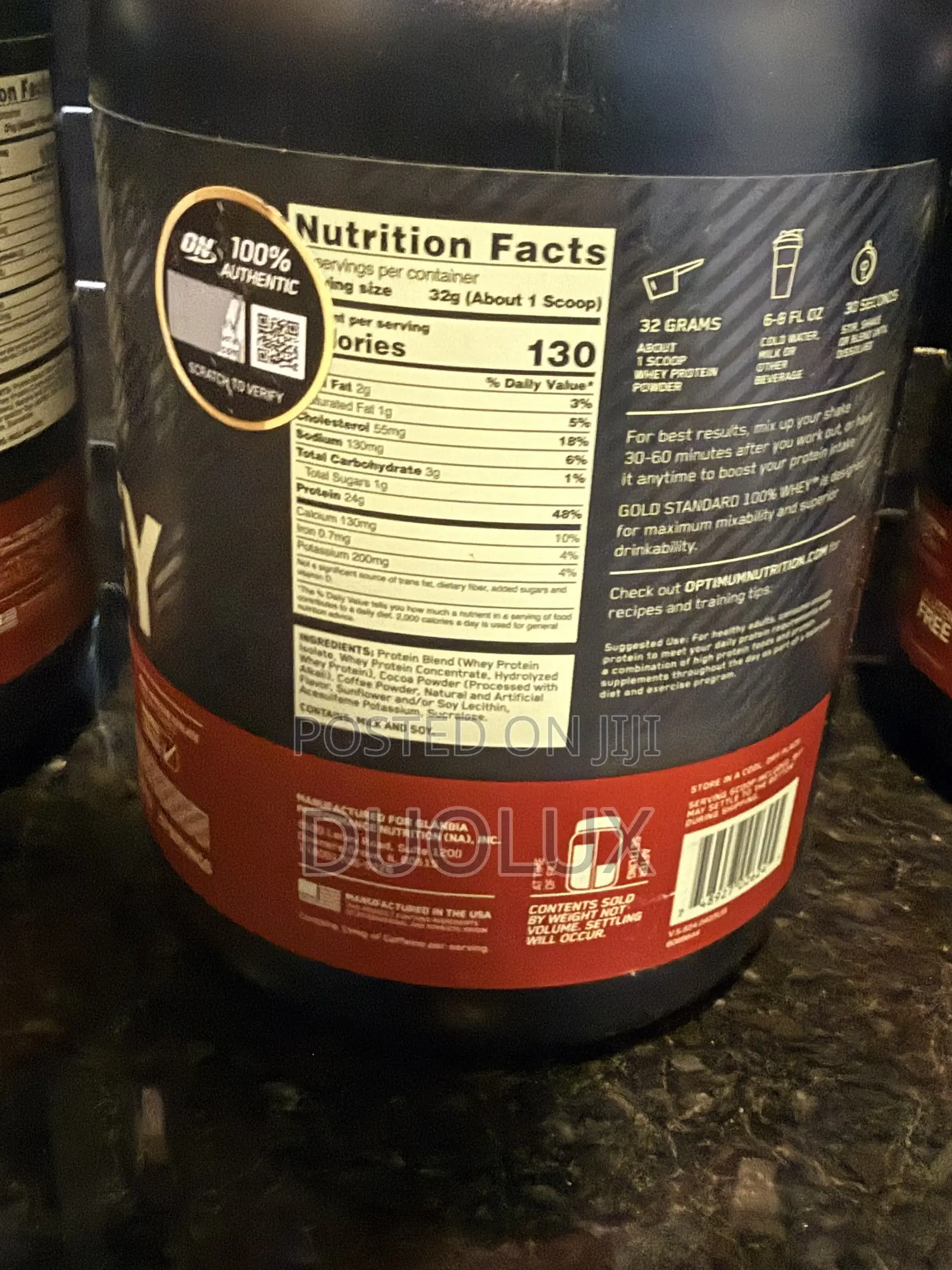 Optimum Nutrition Whey Gold Standard 28 Servings