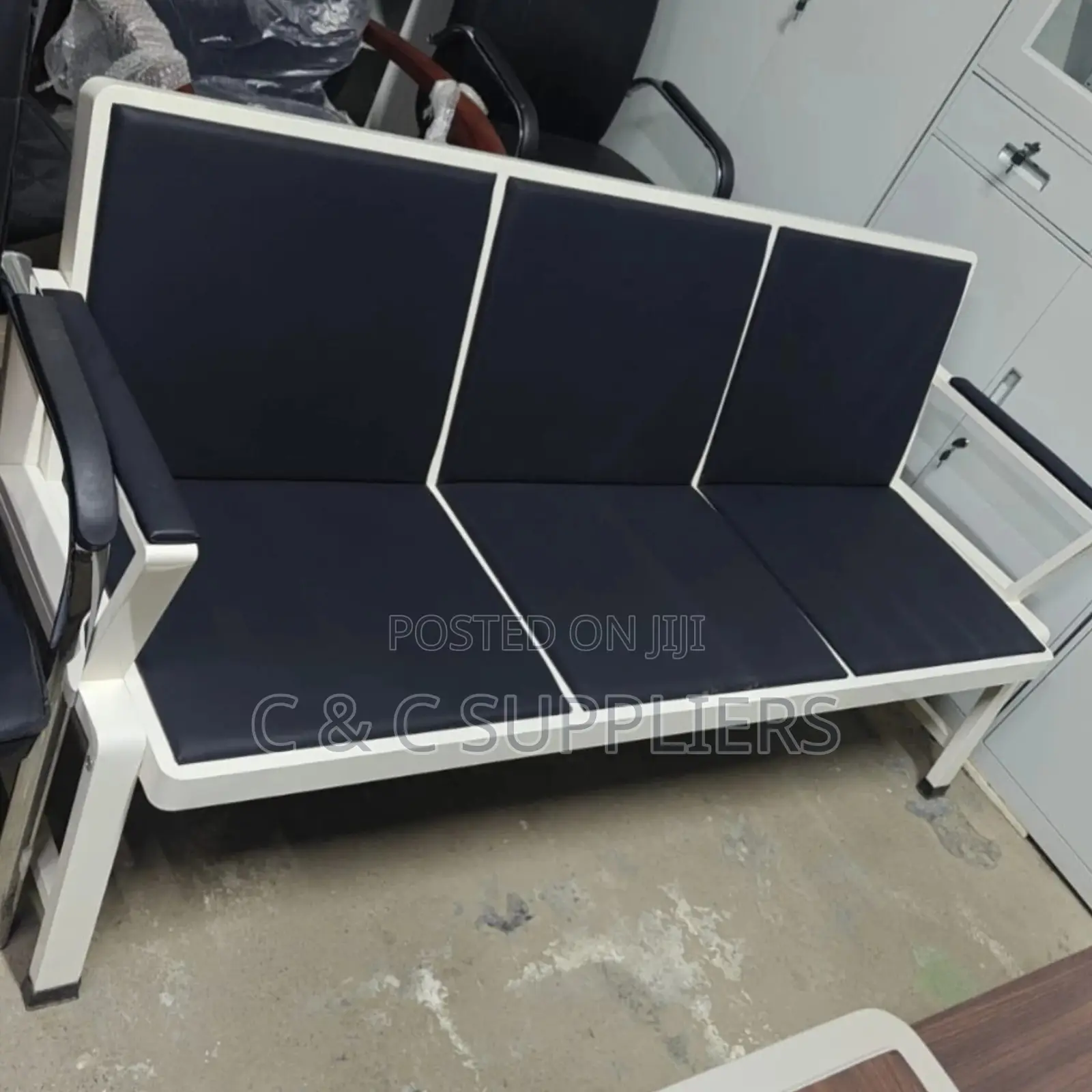 3-Seater Public Seating Bench