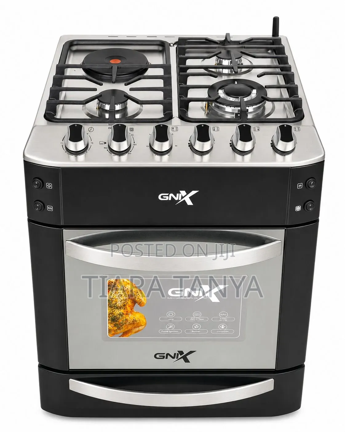 Gnix Black – 60×60 Premium Cooker 3+1