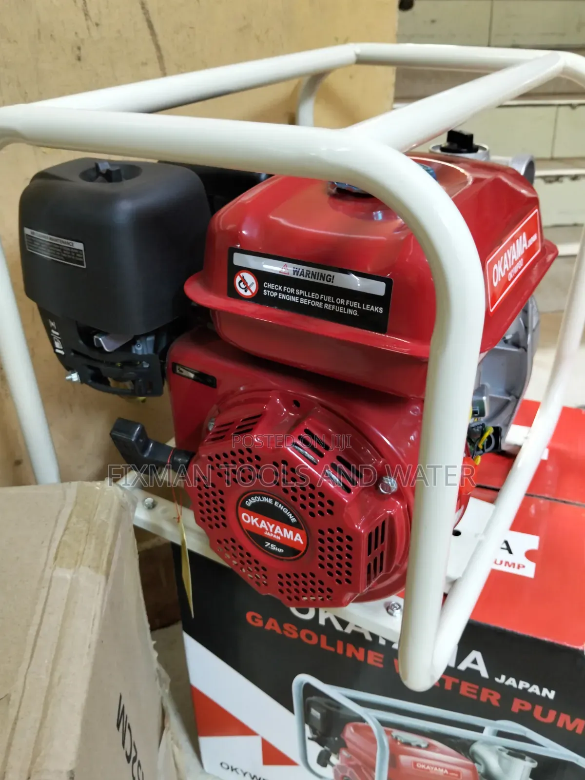 Commercial Okoyama Japan Gasoline Petro Pump 7.5 Hp 23m 6000l/Hr