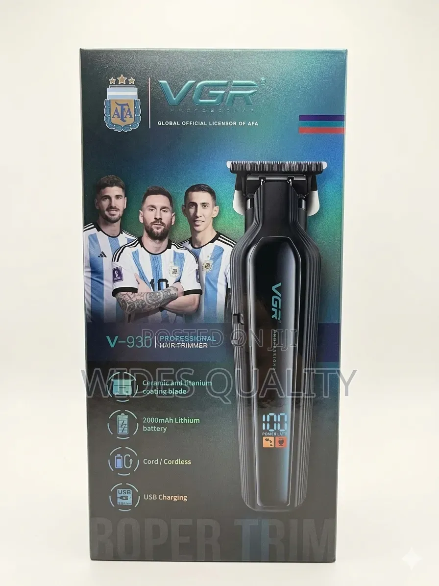 VGR v-930 Professional Hair Trimmer Is a Cordlessgrooming Tool
