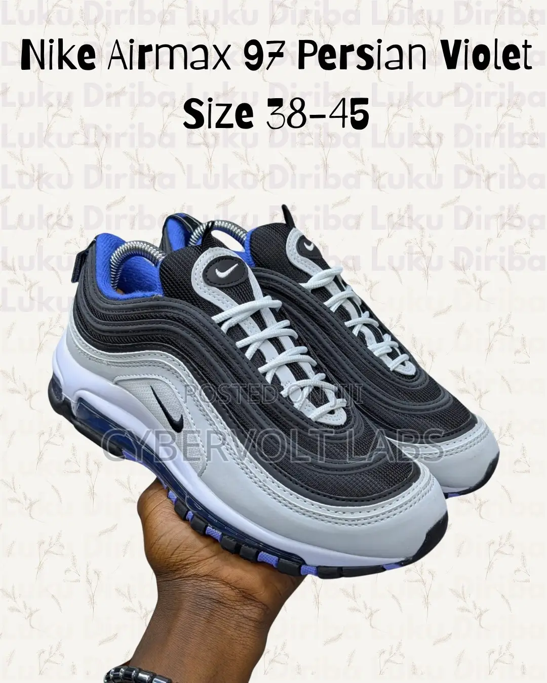 Premium Nike Airmax Collection - Airmax 95, 97 Tn (Sizes 38-45)