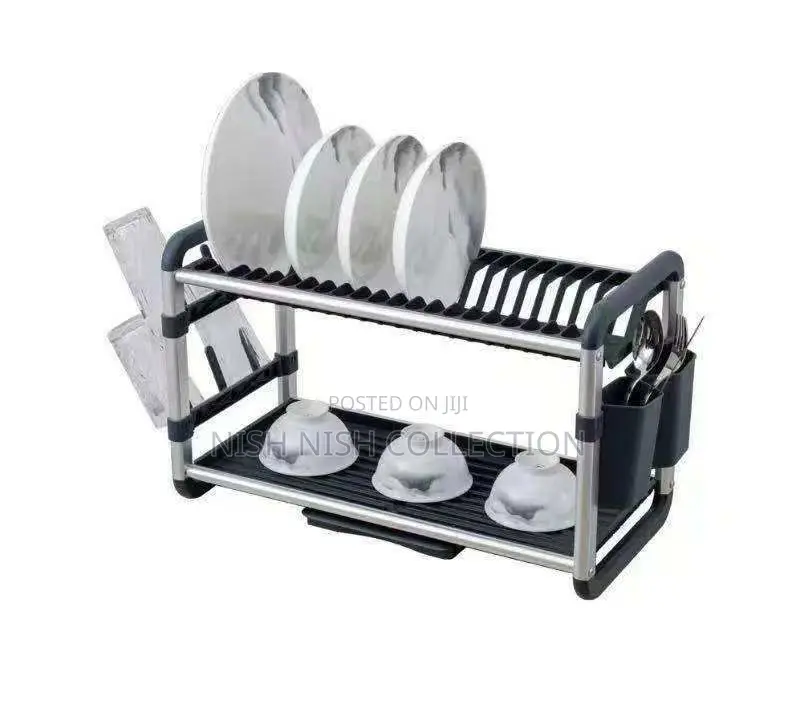 2 Tier Dish Drying Rack for Kitchen Counter