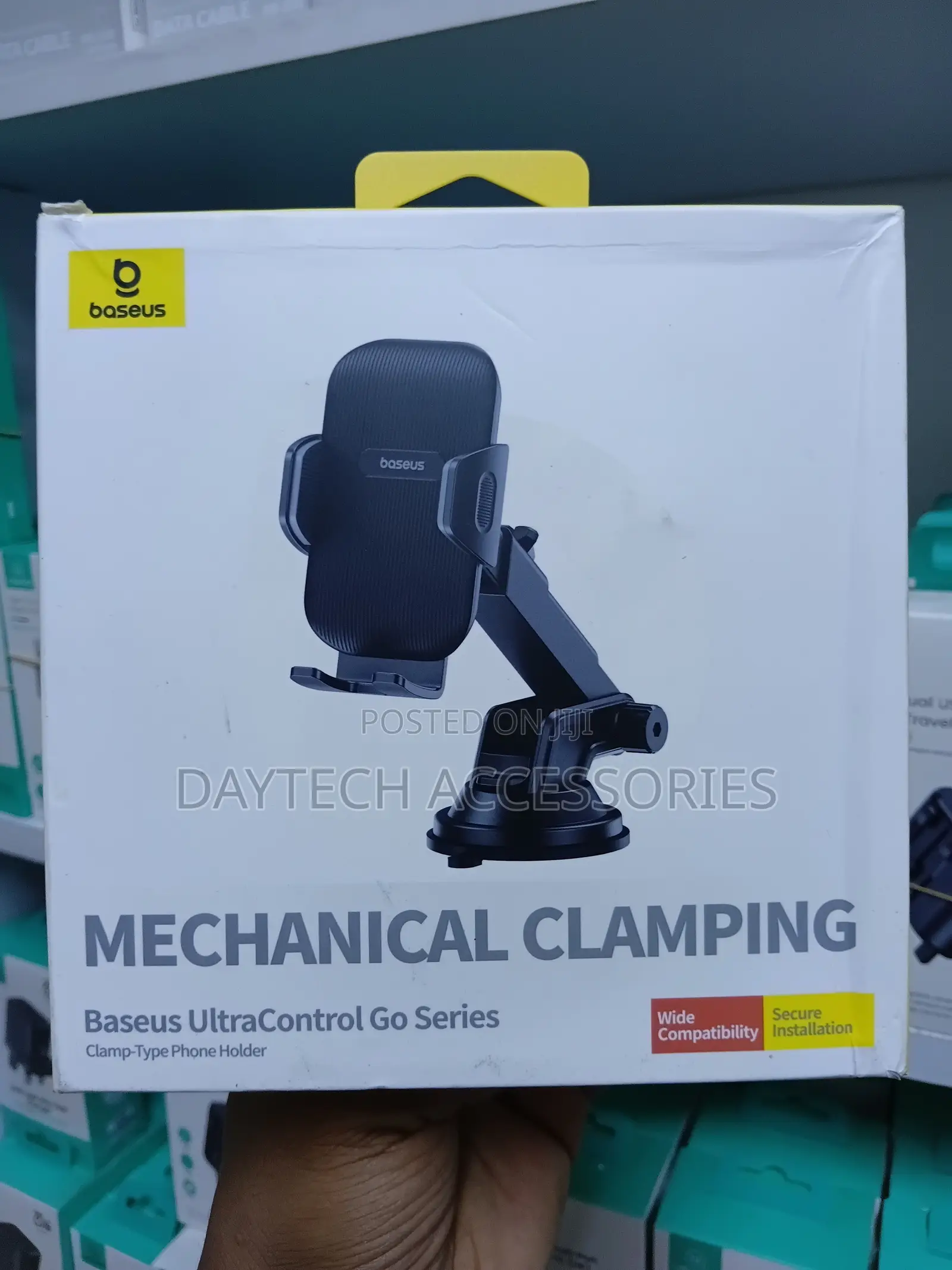 Baseus Ultracontrol Go Series Clamp-Type Phone Holder for Cars
