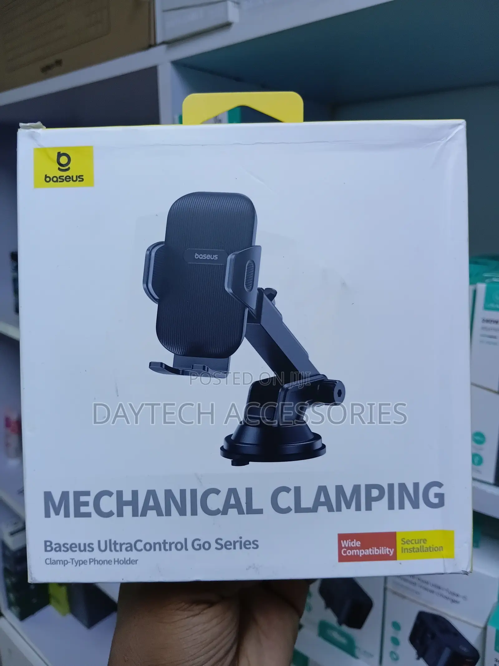 Baseus Ultracontrol Go Series Clamp-Type Phone Holder for Cars