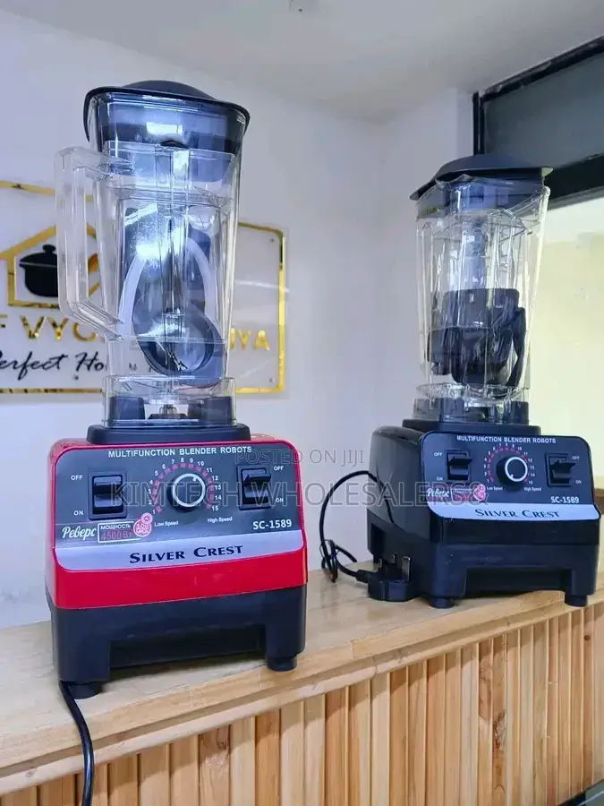 2 in 1 Silver Crest Commercial Blenders