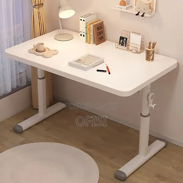 Office Desk; Manual Height Adjustable Home Office Desk - 1.2m