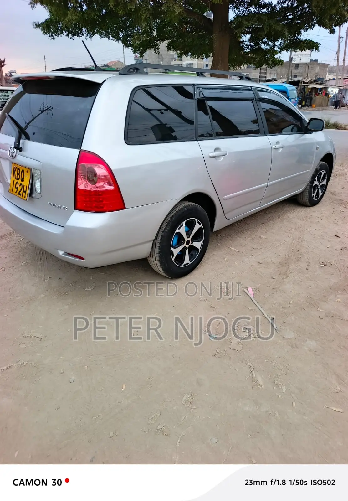 Toyota Corolla Fielder 2007 Gray