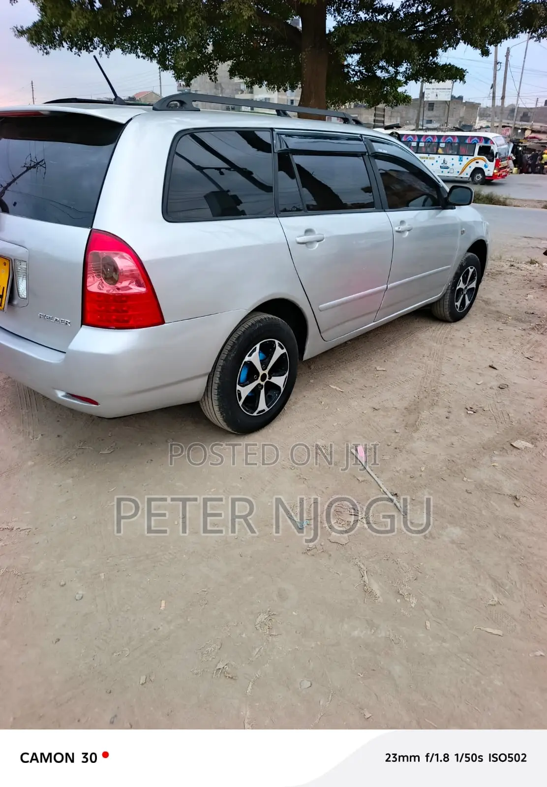 Toyota Corolla Fielder 2007 Gray
