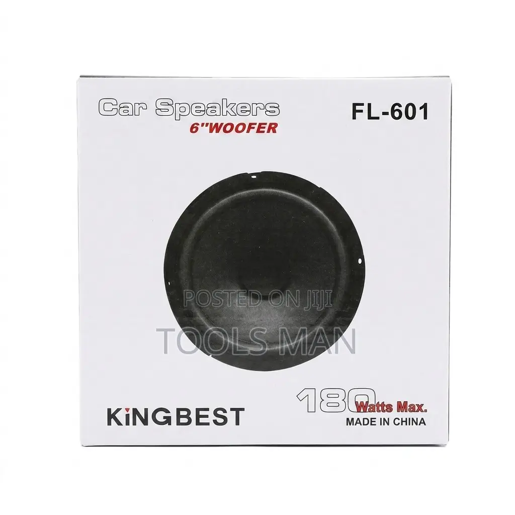 Kingbest Fl-601 6" Car Speaker 180w Max Heavy Duty Audio Woofer