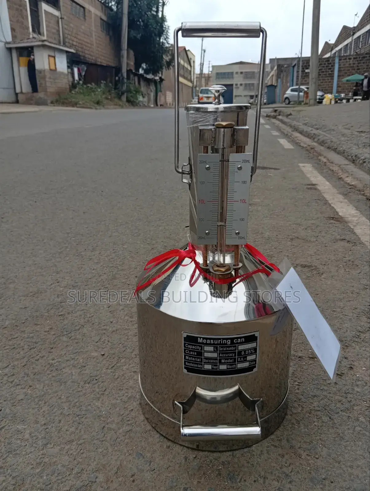 Calibration Testing Fuel Can New